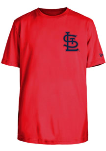 New Era St Louis Cardinals Red Outdoor Short Sleeve T Shirt