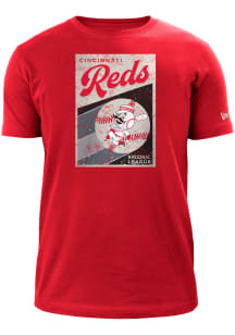 New Era Cincinnati Reds Red Coop Poster Short Sleeve T Shirt