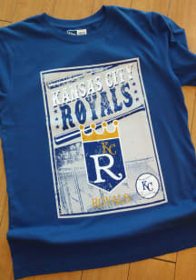 New Era Kansas City Royals Blue Coop Poster Short Sleeve T Shirt