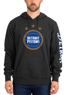 New Era Detroit Pistons Mens Black City Edition Long Sleeve Hoodie