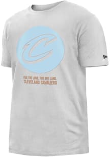New Era Cleveland Cavaliers White City Edition Short Sleeve T Shirt