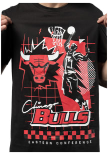 New Era Chicago Bulls Black Rally Drive Short Sleeve Fashion T Shirt