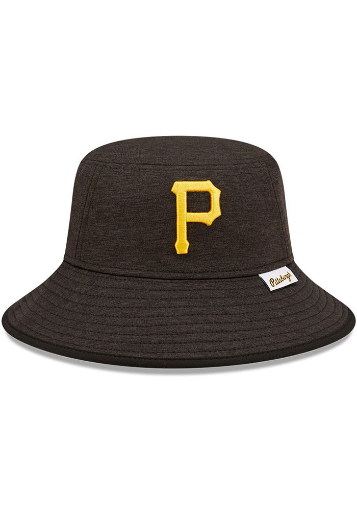 New Era Pittsburgh Pirates Black Heather Bucket Hat