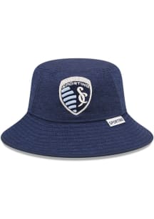New Era Sporting Kansas City Navy Blue Heather Mens Bucket Hat