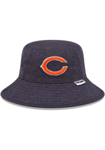 New Era Chicago Bears Navy Blue Heather Mens Bucket Hat