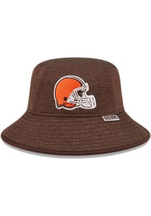 New Era Cleveland Browns Brown Heather Mens Bucket Hat