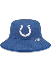 New Era Indianapolis Colts Blue Heather Mens Bucket Hat
