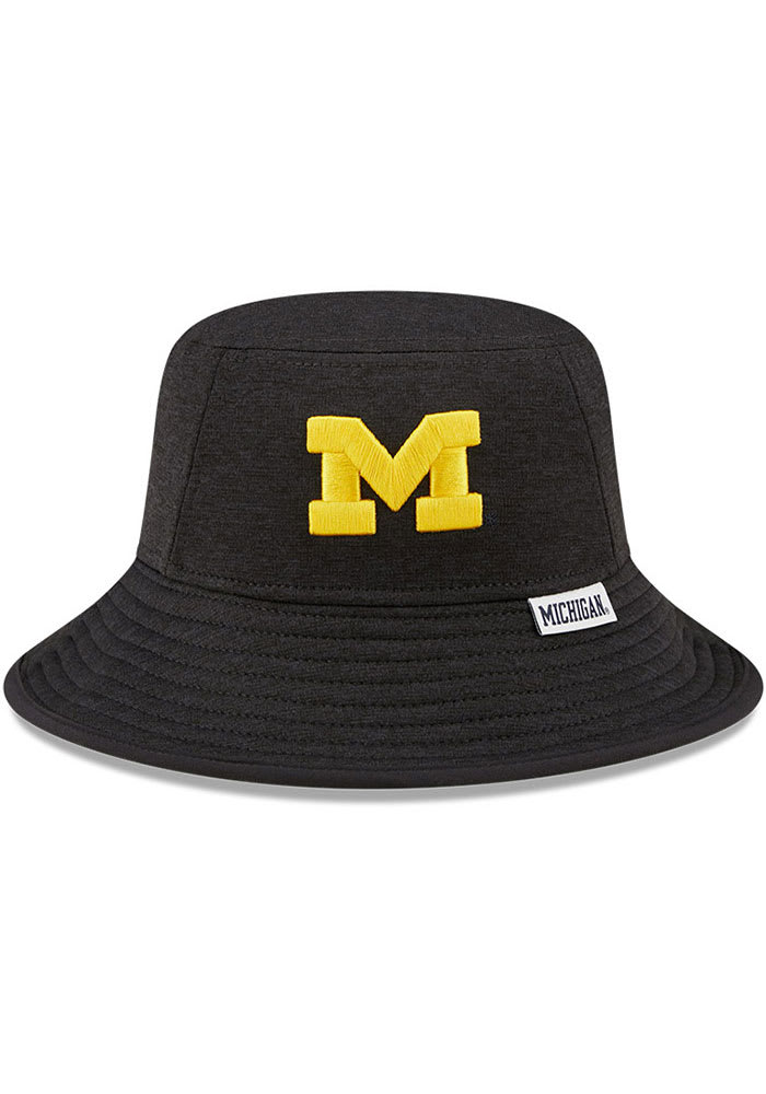 New Era Michigan Wolverines Navy Blue Heather Bucket Hat