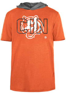 New Era Cincinnati Bengals Orange ACTIVE Short Sleeve Hoods