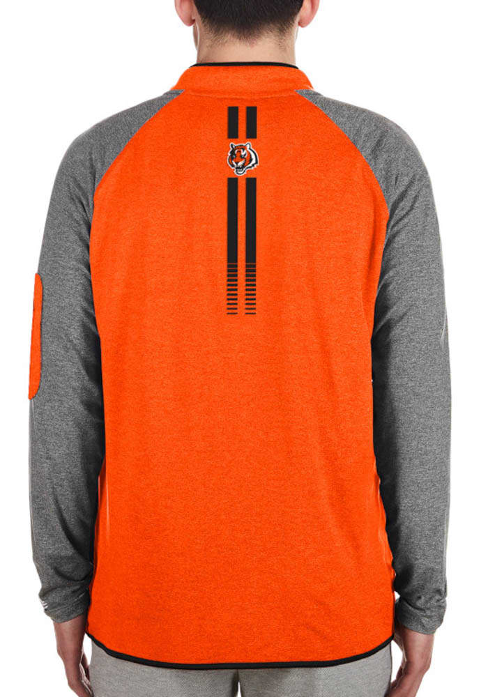 New Era Cincinnati Bengals Mens ACTIVE Long Sleeve 1/4 Zip Pullover