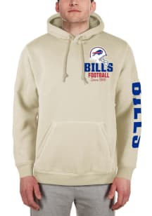 New Era Buffalo Bills Mens Tan NFL23 Draft Long Sleeve Hoodie