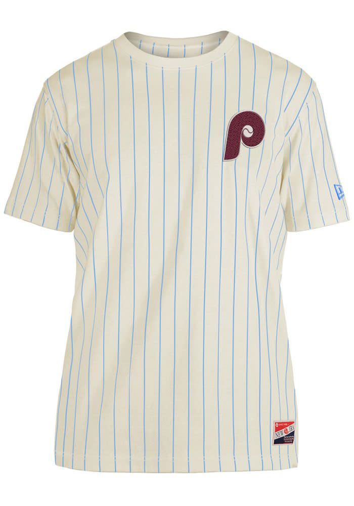 Shop New Era Philadelphia Phillies Throwback Pinstripe Tee 60334837 multi