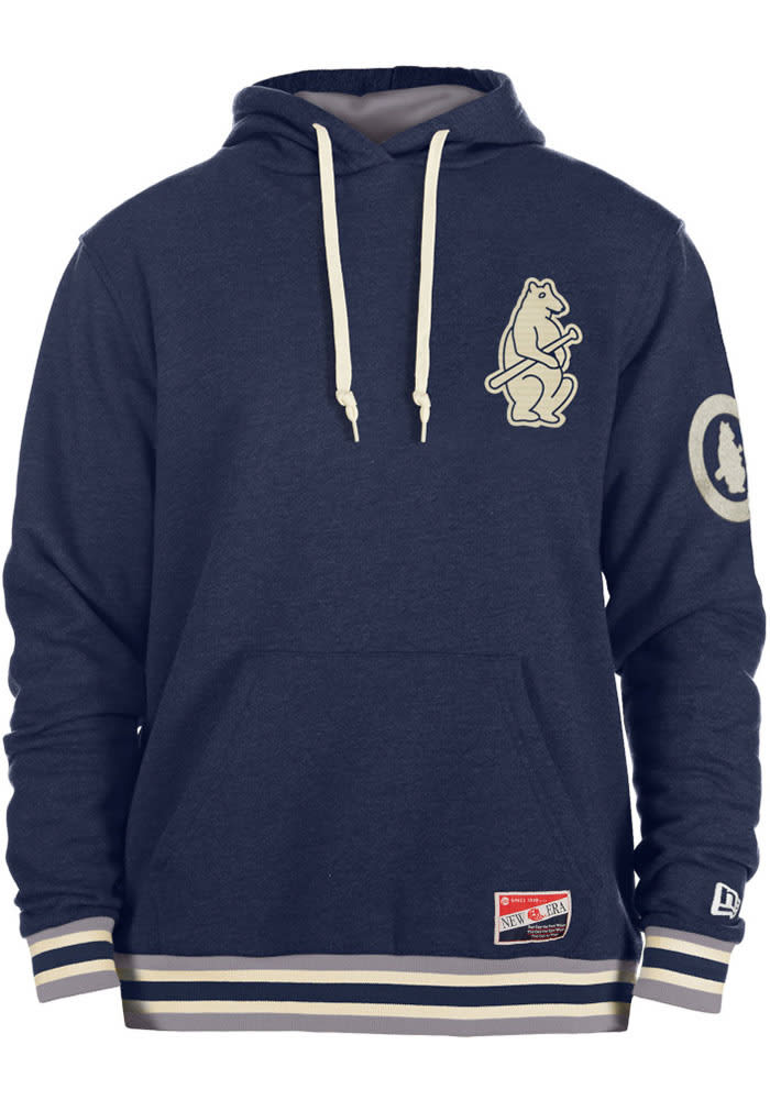 New Era Men's Chicago Cubs City Connect Hoodie, Navy 3XL