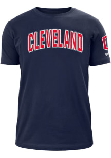 New Era Cleveland Guardians Navy Blue Game Day Arch Name Short Sleeve Fashion T Shirt