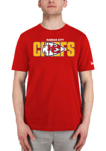 New Era Kansas City Chiefs Red NFL23 Draft Short Sleeve T Shirt