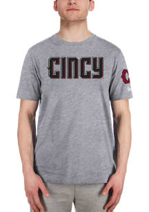 New Era Cincinnati Reds Grey City Connect Logo Short Sleeve T Shirt