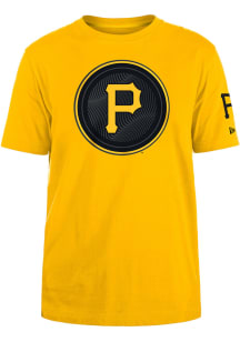 New Era Pittsburgh Pirates Gold City Connect Wordmark Short Sleeve T Shirt