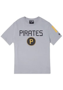 New Era Pittsburgh Pirates Grey City Connect Logo Short Sleeve T Shirt
