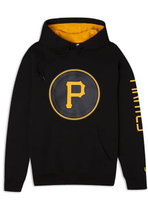 New Era Pittsburgh Pirates Mens Black City Connect Logo Long Sleeve Hoodie