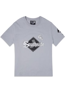 New Era Chicago White Sox Grey City Connect Logo Short Sleeve T Shirt