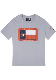 New Era Houston Astros Grey City Connect Logo Short Sleeve T Shirt