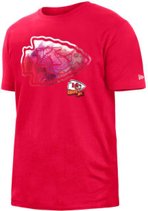 New Era Kansas City Chiefs Mens Red Primary Logo Big and Tall T-Shirt