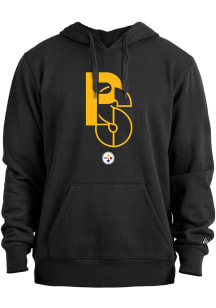 New Era Pittsburgh Steelers Mens Black NFL City Originals Long Sleeve Hoodie