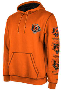 New Era Cincinnati Bengals Mens Orange Team Split Fashion Hood