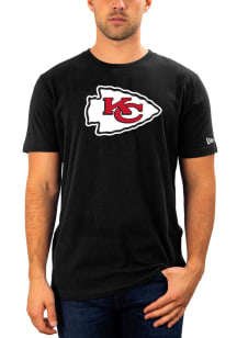New Era Kansas City Chiefs Black PRIMARY LOGO Short Sleeve T Shirt