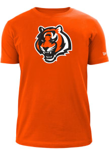 New Era Cincinnati Bengals Orange PRIMARY LOGO Short Sleeve T Shirt