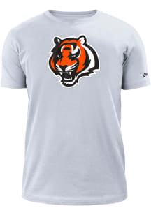 New Era Cincinnati Bengals White PRIMARY LOGO Short Sleeve T Shirt