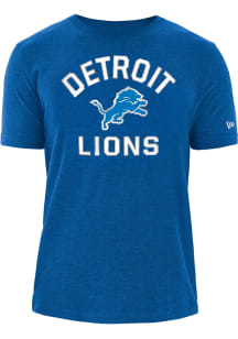 New Era Detroit Lions Blue HEART AND SOUL Short Sleeve T Shirt