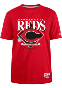 New Era Cincinnati Reds Red THROWBACK Short Sleeve T Shirt