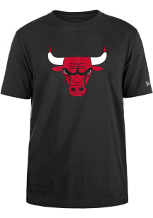 New Era Chicago Bulls Black KEY Short Sleeve T Shirt