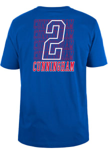 Cade Cunningham Detroit Pistons Blue TIP OFF Short Sleeve Player T Shirt