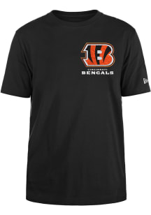 New Era Cincinnati Bengals Black Logo Select Short Sleeve Fashion T Shirt