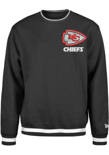 New Era Kansas City Chiefs Mens Black Logo Select Long Sleeve Fashion Sweatshirt