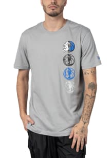 New Era Dallas Mavericks Grey City Edition Short Sleeve T Shirt