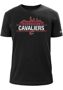New Era Cleveland Cavaliers Black Tip Off Short Sleeve T Shirt