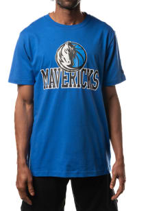 New Era Dallas Mavericks Blue Tip Off Short Sleeve T Shirt
