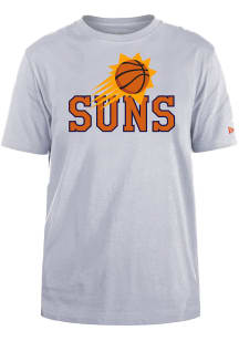 New Era Phoenix Suns Grey Tip Off Short Sleeve T Shirt