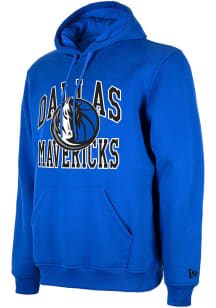 New Era Dallas Mavericks Mens Blue Tip Off Long Sleeve Hoodie