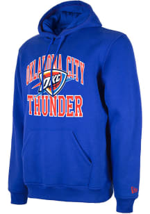New Era Oklahoma City Thunder Mens Blue Tip Off Long Sleeve Hoodie