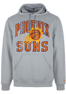 New Era Phoenix Suns Mens Grey Tip Off Long Sleeve Hoodie
