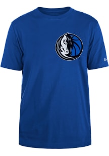 New Era Dallas Mavericks Blue Oversized Essentials Short Sleeve T Shirt