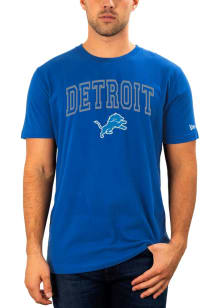 New Era Detroit Lions Blue Heart and Soul Short Sleeve T Shirt