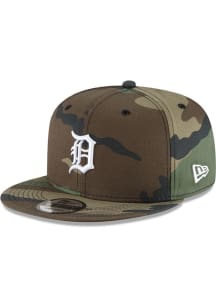 New Era Detroit Tigers Green Woodland Basic 9FIFTY Mens Snapback Hat