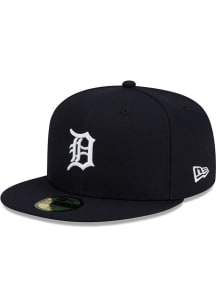 New Era Detroit Tigers Mens Navy Blue AC Home 59FIFTY Fitted Hat