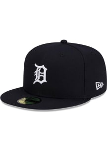 New Era Detroit Tigers Navy Blue JR AC Home 59FIFTY Youth Fitted Hat