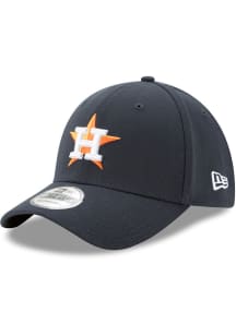 New Era Houston Astros Mens Navy Blue Team Classic 39THIRTY Flex Hat